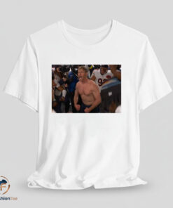 Coach Ben Johnson Chicago Bears Shows Off T-Shirt