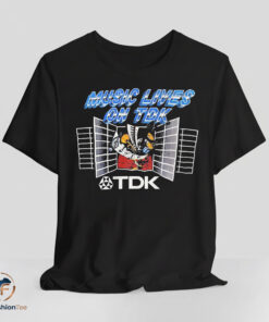 Music Lives On TDK shirt