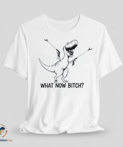 What Now Bitch T-Rex shirt