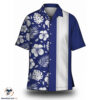 Blue and White Hibiscus Hawaiian Shirt 4 Blue and White Hibiscus Hawaiian Shirt