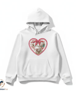 Highland Cow Heart shirt 4 cowhdmk