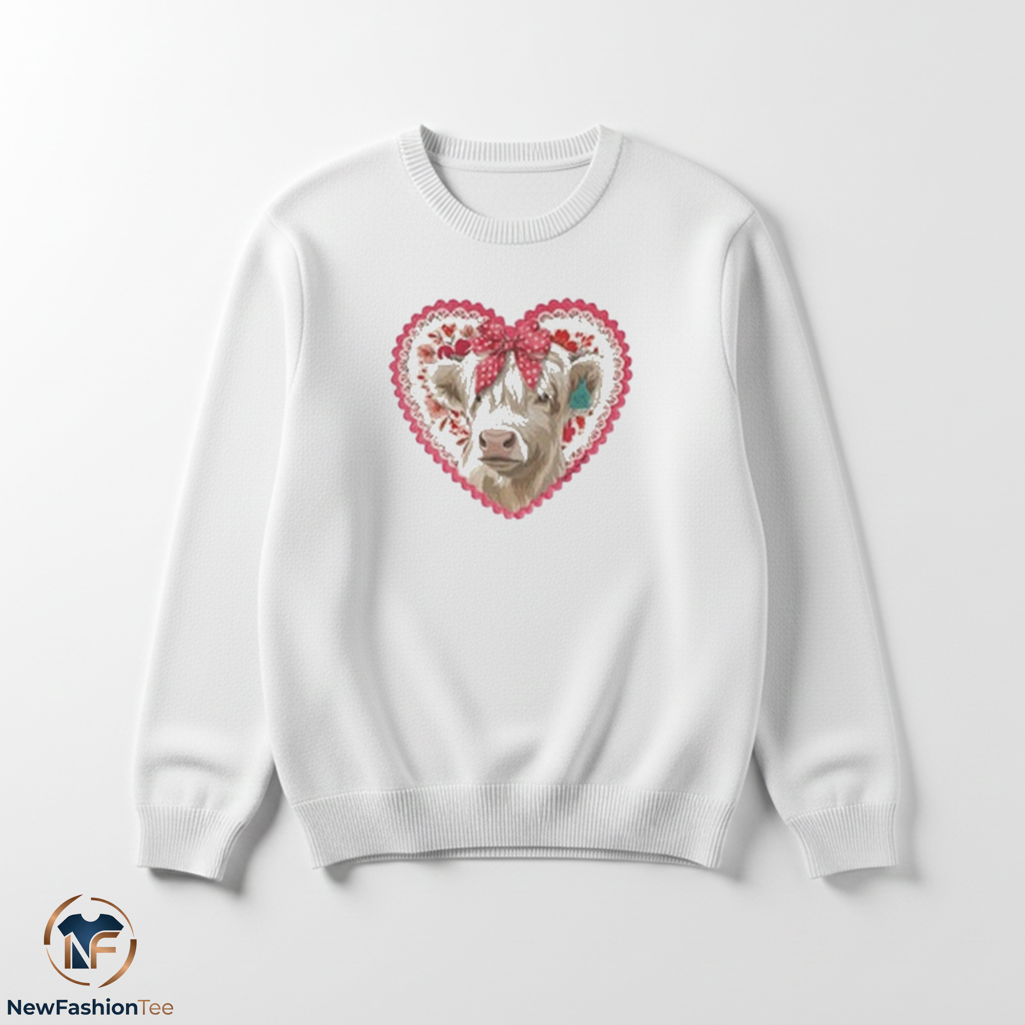 Highland Cow Heart shirt 3 Highland Cow Heart shirt