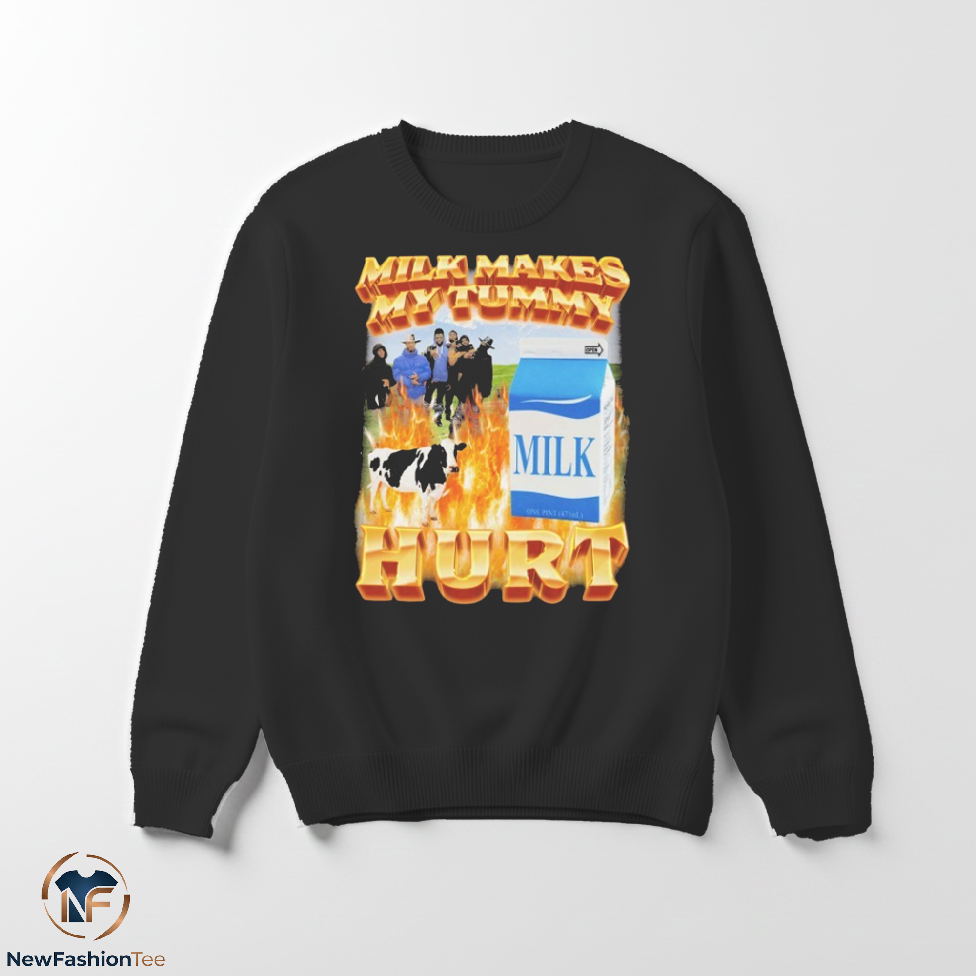 Milk Makes My Tummy Hurt shirt 3 Milk Makes My Tummy Hurt shirt - Image 3