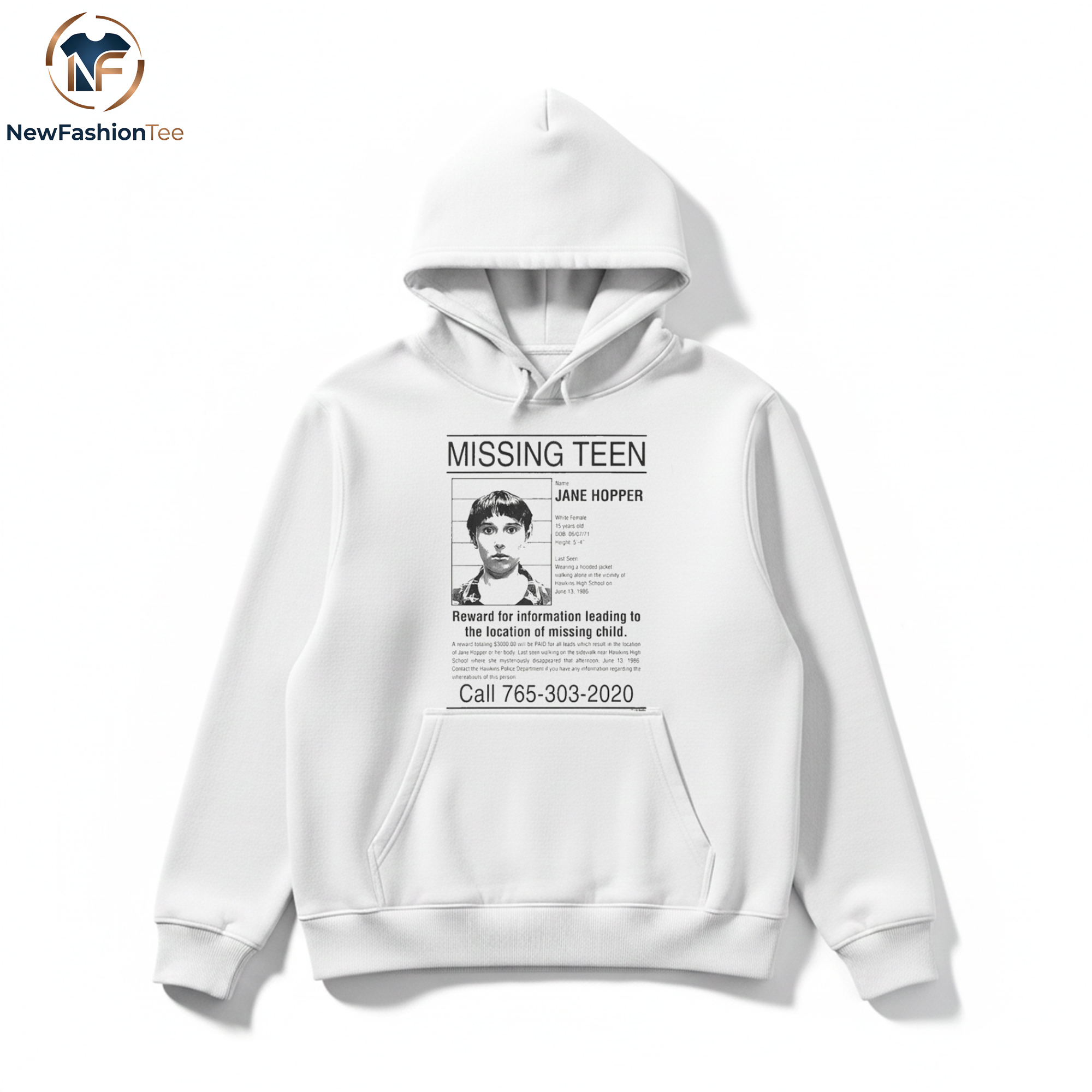 Missing Teen Jane Hopper shirt 2 Missing Teen Jane Hopper shirt - Image 2