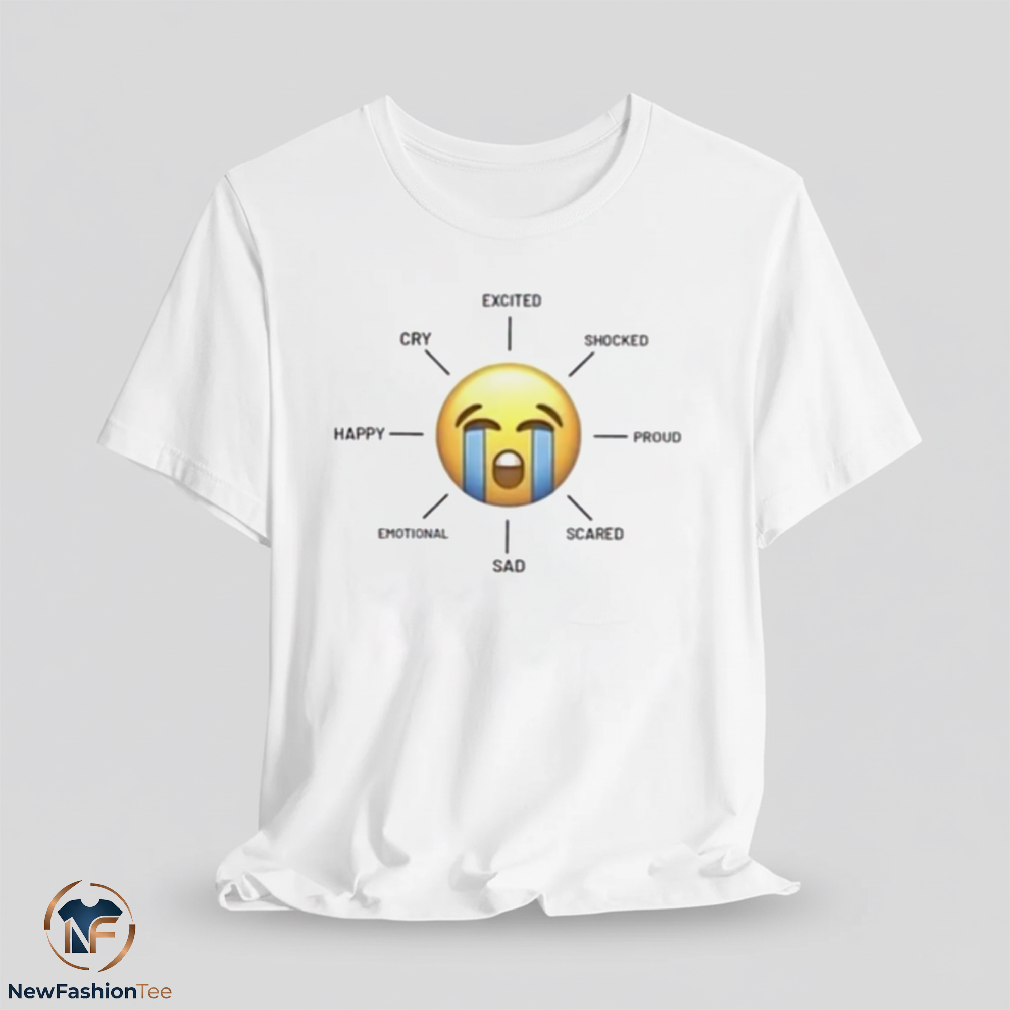 Loudly Crying Emoji Compass shirt 11 Loudly Crying Emoji Compass shirt