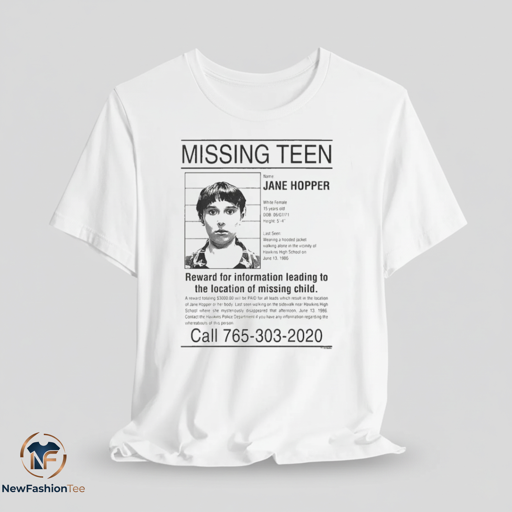 Missing Teen Jane Hopper shirt 11 Missing Teen Jane Hopper shirt