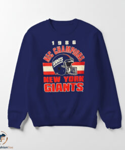 1986 NFC Champions New York Giants shirt