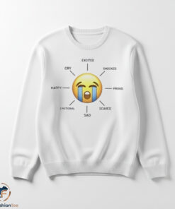Loudly Crying Emoji Compass shirt 5 Loudly Crying Emoji Compass shirt