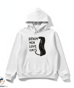 Denim Men Love Cats Shirt