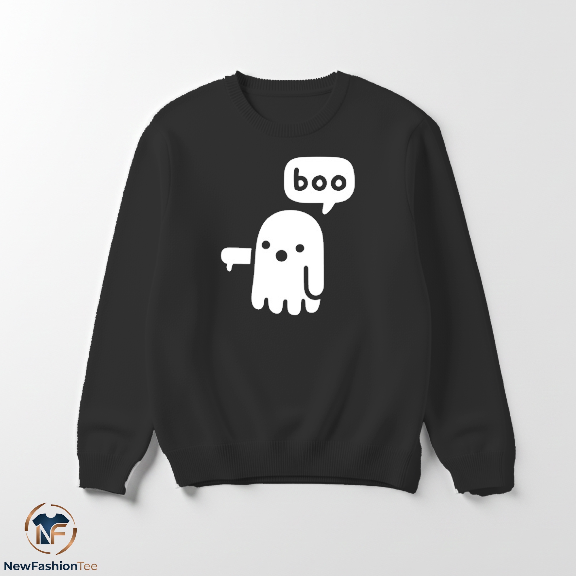 Boo Ghost Shirt 3 Boo Ghost Shirt - Image 3