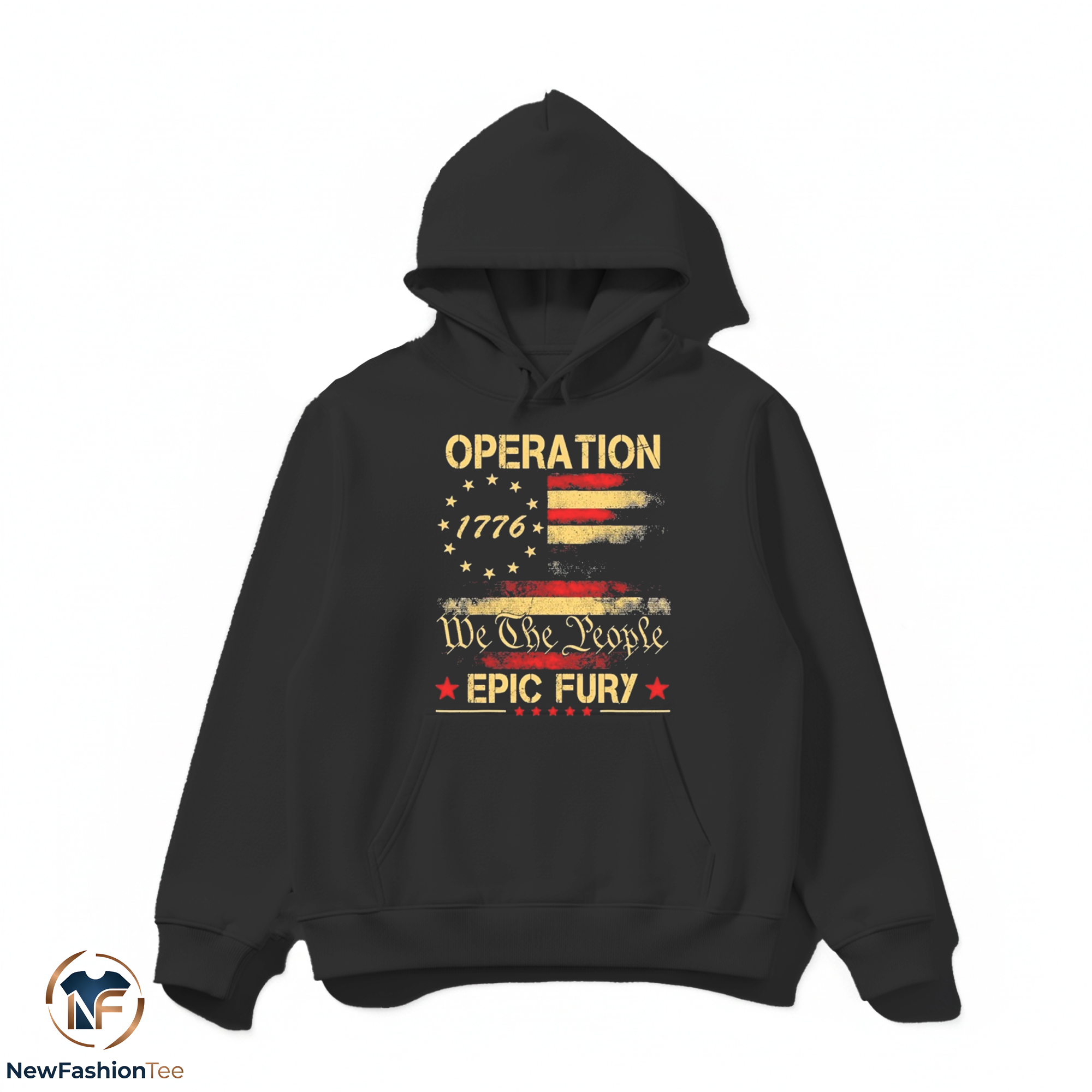 Operation Epic Fury We The People Patriotic 1776 American Flag Retro Shirt 2 Operation Epic Fury We The People Patriotic 1776 American Flag Retro Shirt - Image 2