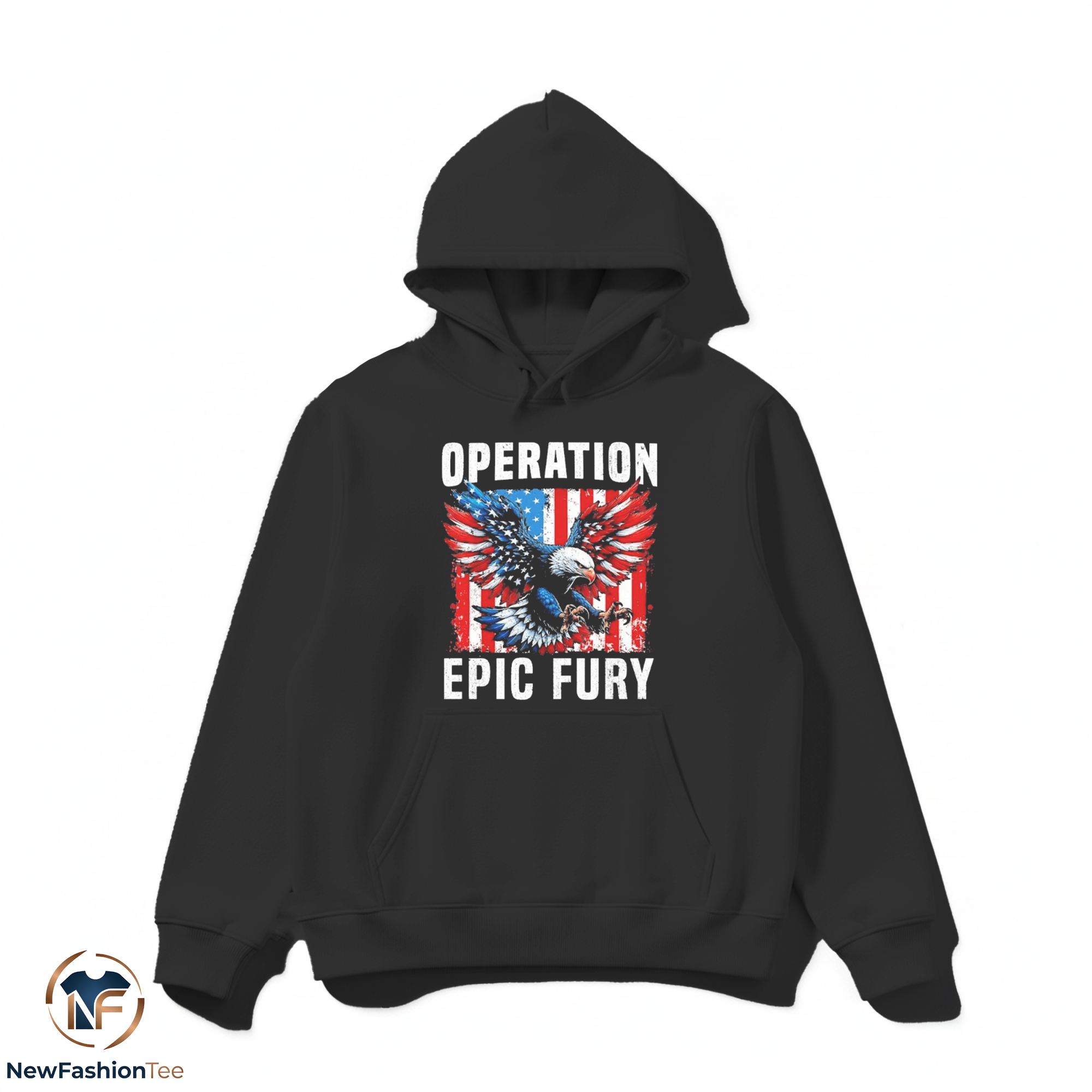Operation Epic Fury American Flag Eagle Patriotic Shirt 2 Operation Epic Fury American Flag Eagle Patriotic Shirt - Image 2