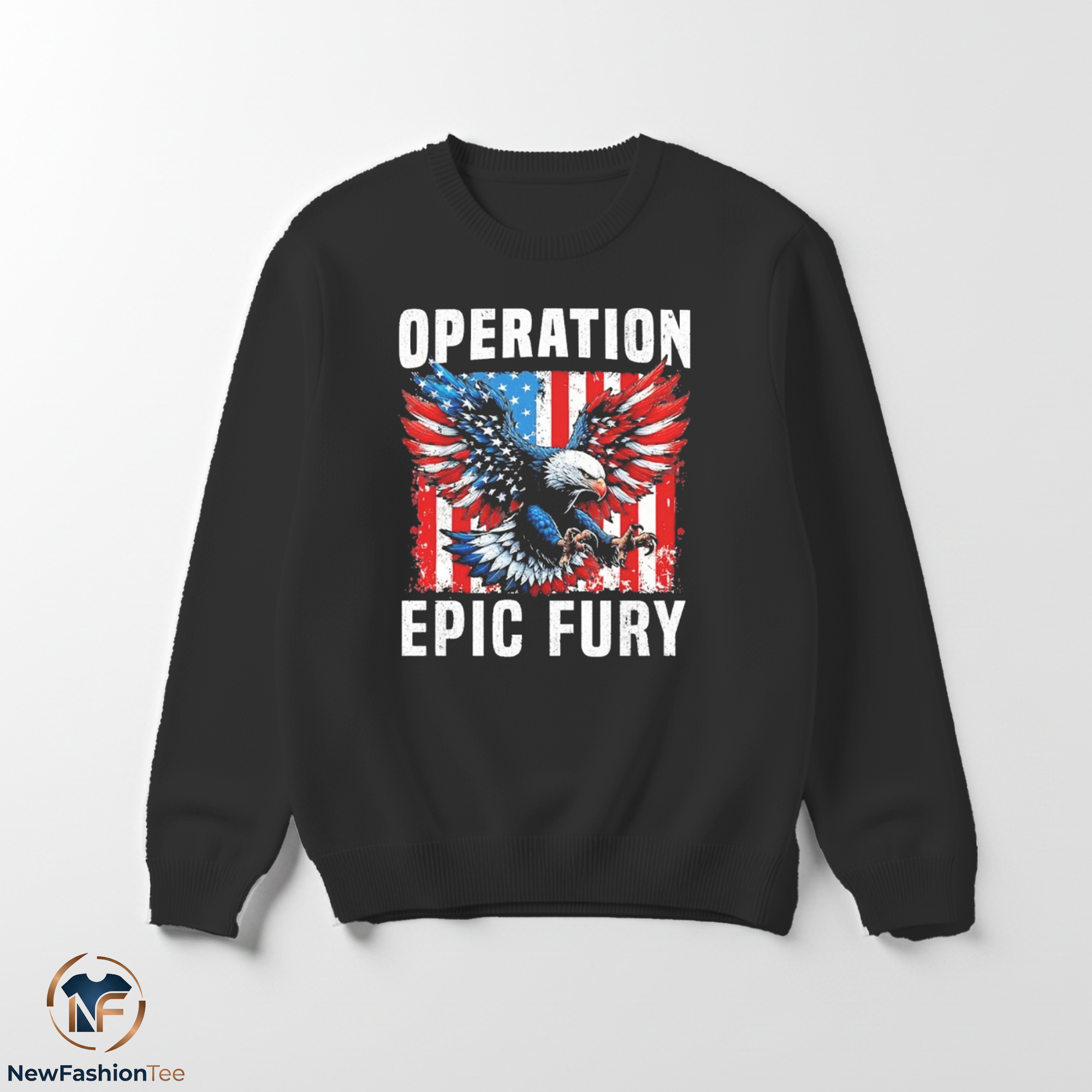 Operation Epic Fury American Flag Eagle Patriotic Shirt 3 Operation Epic Fury American Flag Eagle Patriotic Shirt - Image 3