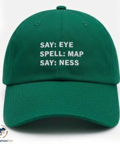 Say Eye Spell MAP Say Ness Hat