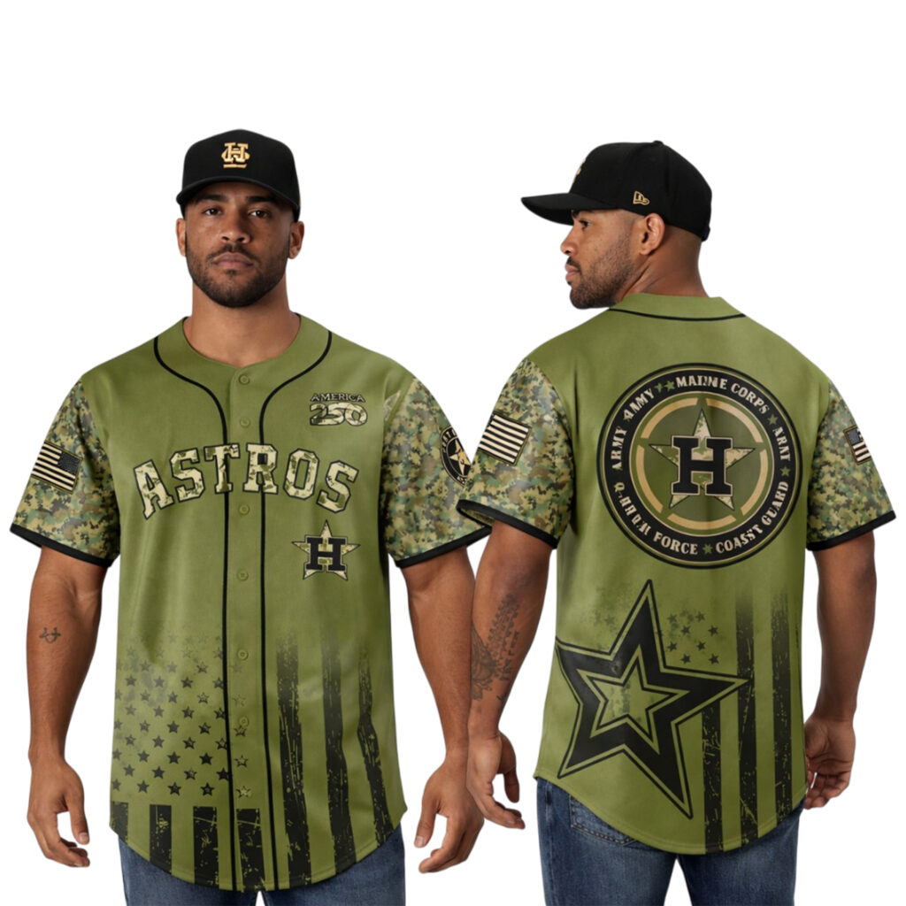 2026 Astros 250th Military Appreciation Night Jersey 2