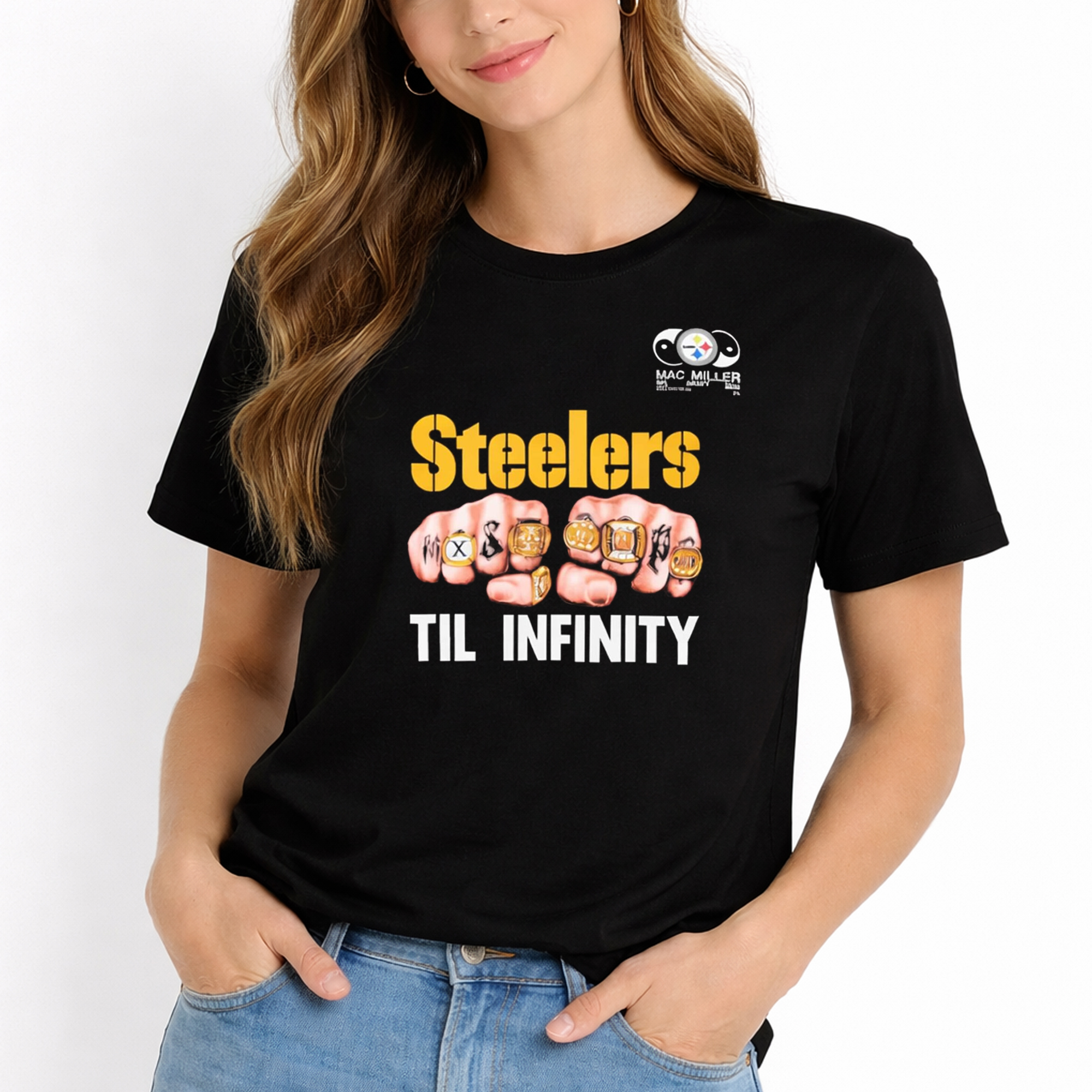 2026 Steelers x Mac Miller 412 Til Infinity Shirt 2 2026 Steelers x Mac Miller 412 Til Infinity Shirt - Image 2