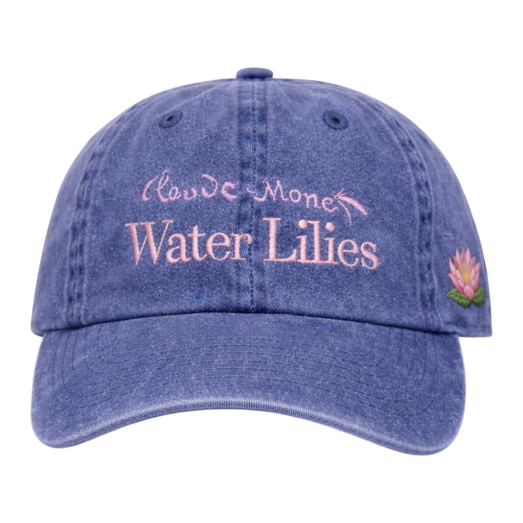 Claude Monet Water Lilies Embroidery Hat 9 Claude Monet Water Lilies Embroidery Hat