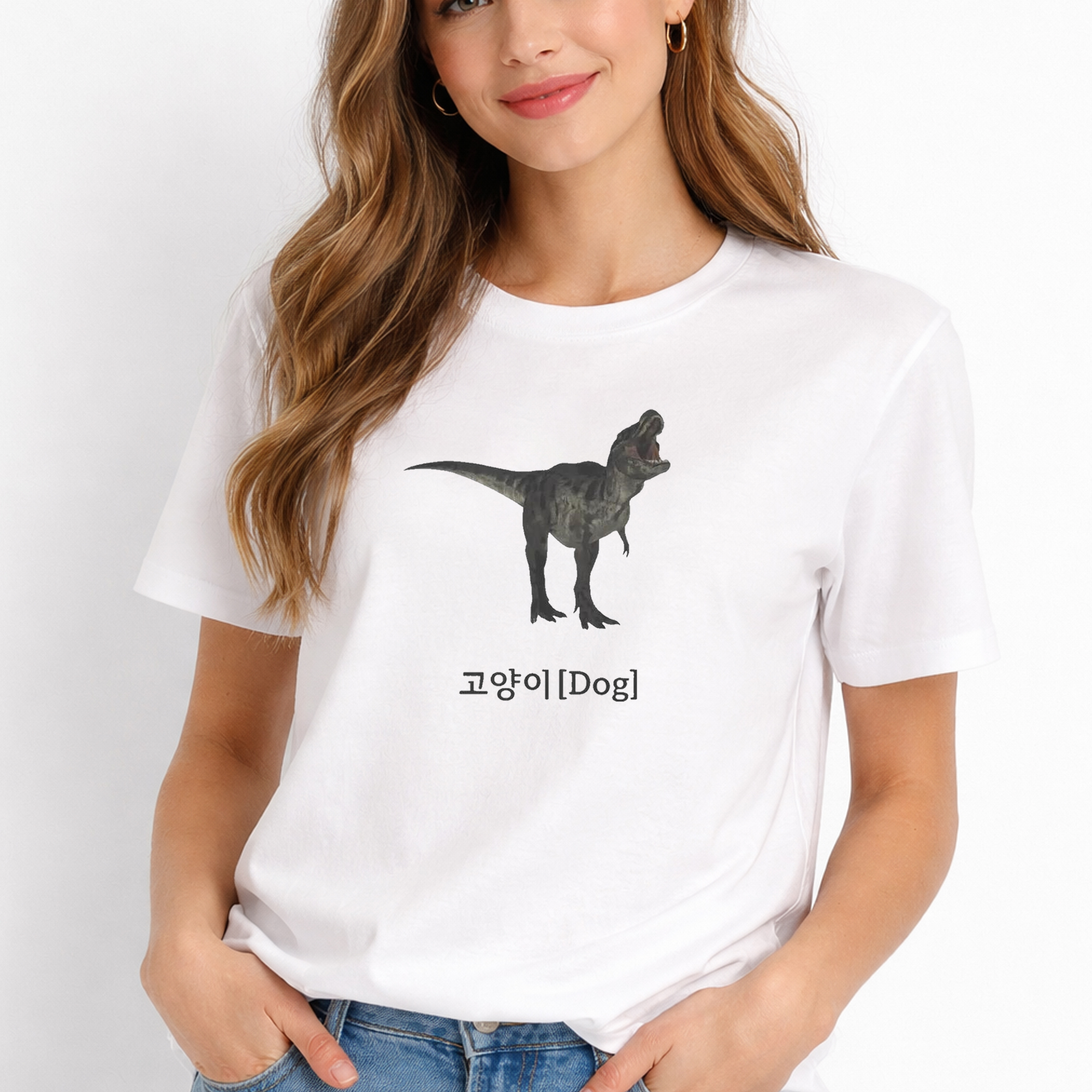 Dinosaur Dog Korean Shirt 3 Dinosaur Dog Korean Shirt - Image 3