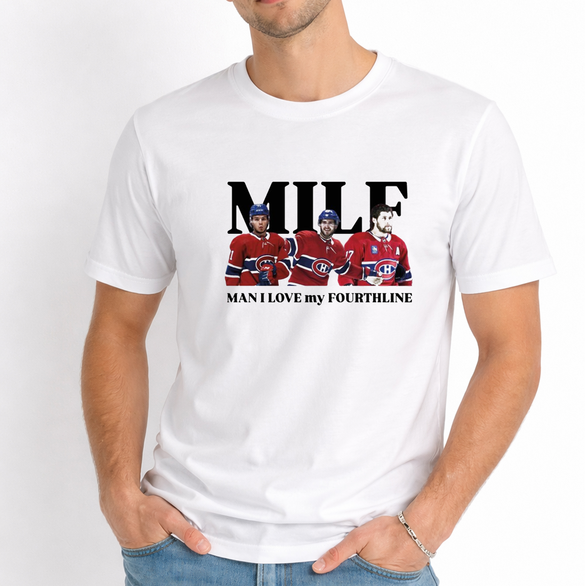 Milf Man I Love My Fourthline Montreal Canadiens Shirt 2 Milf Man I Love My Fourthline Montreal Canadiens Shirt - Image 2