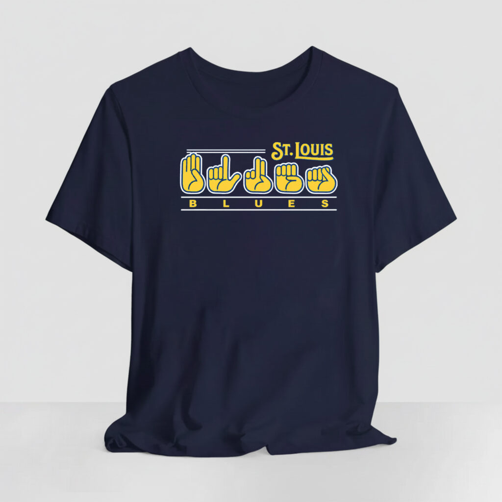 STL Blues ASL Awareness American Sign Language Shirt 9 STL Blues ASL Awareness American Sign Language Shirt