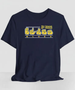 STL Blues ASL Awareness American Sign Language Shirt