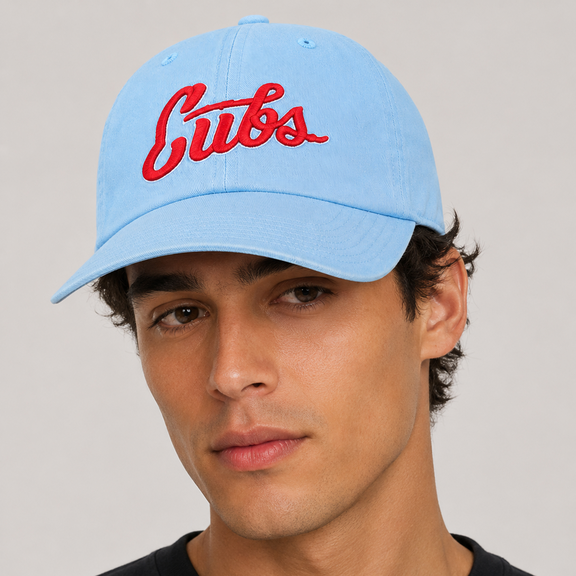 2026 Cubs Light Blue Baseball Hat 2 2026 Cubs Light Blue Baseball Hat - Image 2