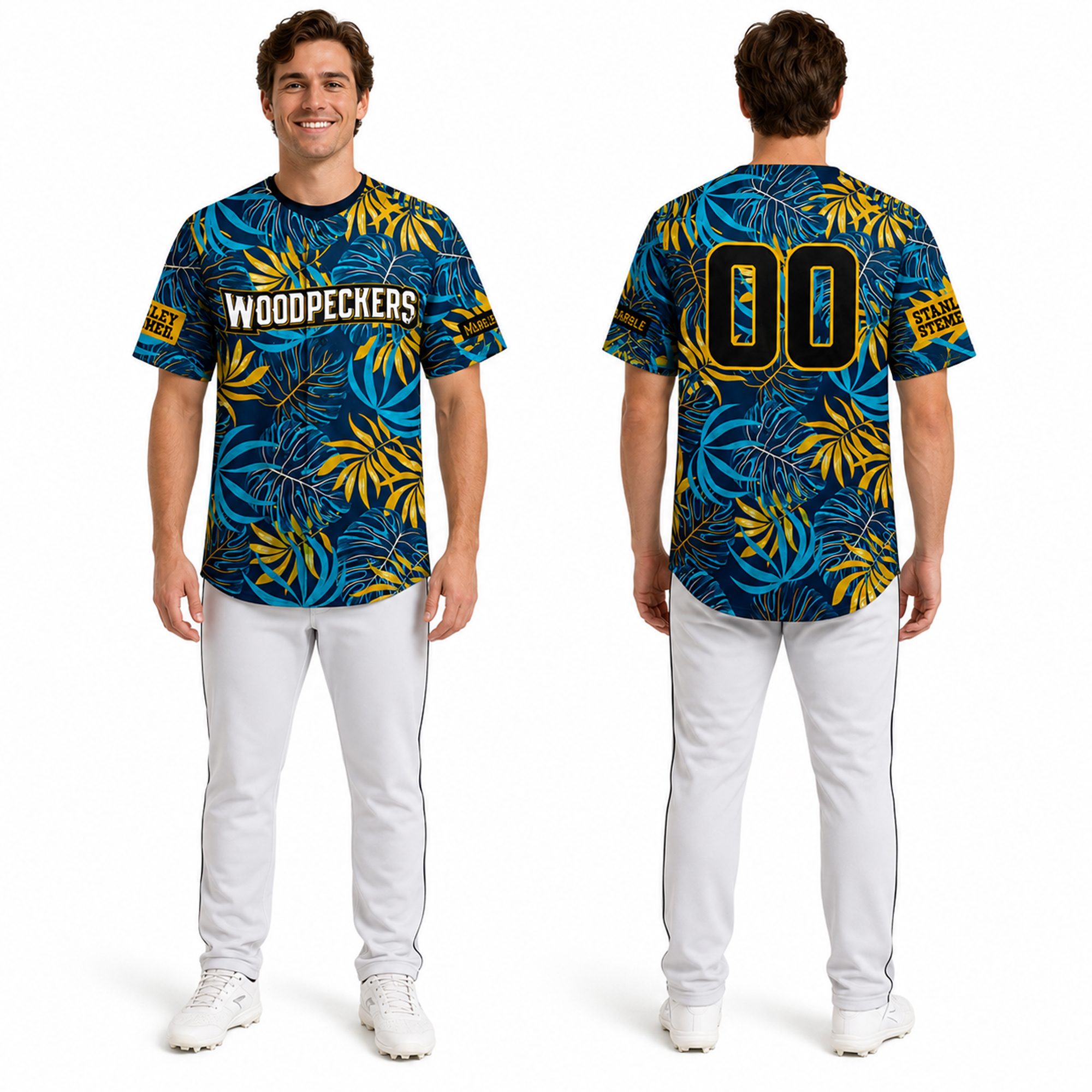 2026 Fayetteville Woodpeckers Margaritaville Night Jersey 2 2026 Fayetteville Woodpeckers Margaritaville Night Jersey - Image 2