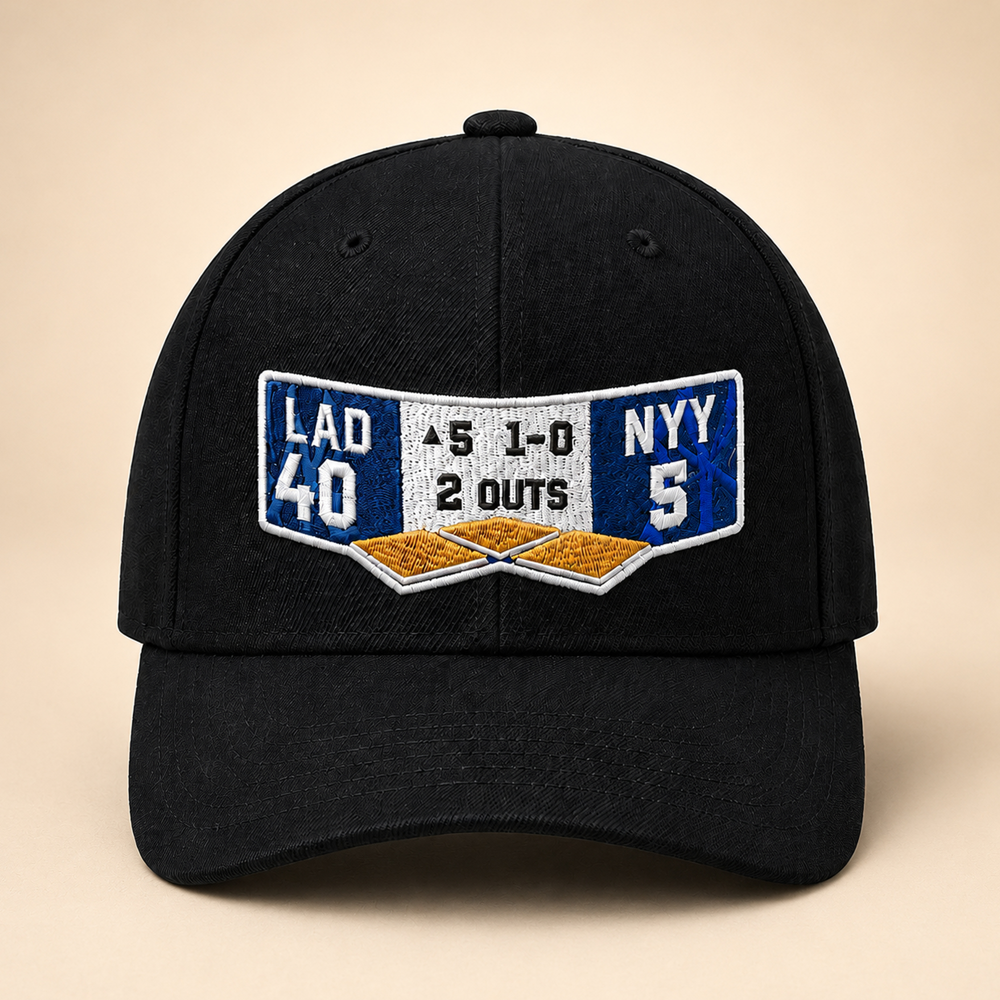 2026 LA Dodgers vs NY Yankees Scoreboard Hat 2 2026 LA Dodgers vs NY Yankees Scoreboard Hat - Image 2