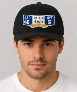 2026 LA Dodgers vs NY Yankees Scoreboard Hat