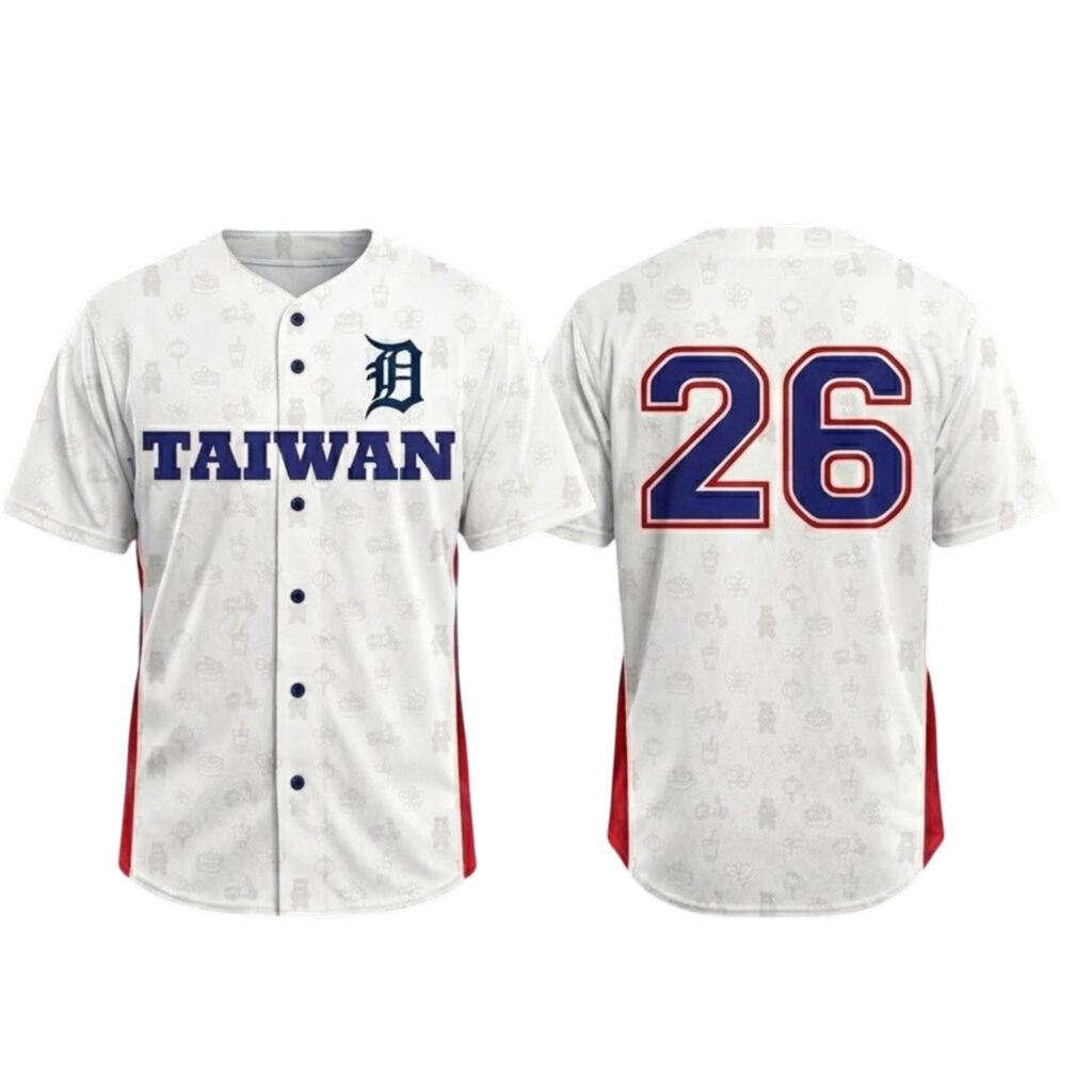 2026 Taiwanese Heritage Night Detroit Tigers Jersey