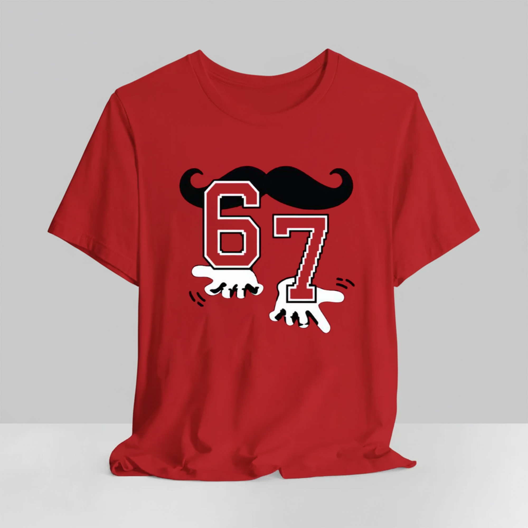 6-7 8-Bit Baseball Celebration Shirt 1 6-7 8-Bit Baseball Celebration Shirt