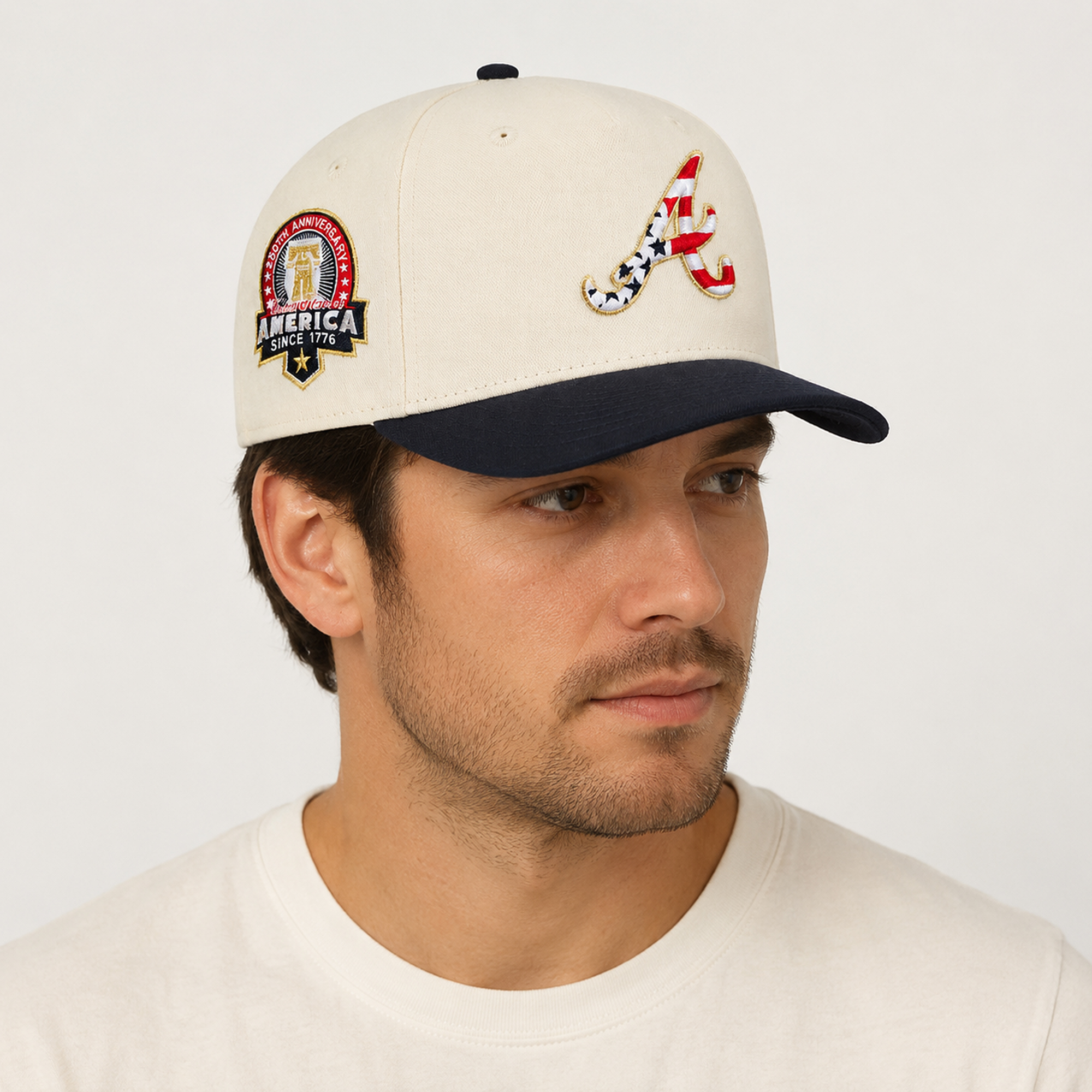 America 250th Anniversary Braves Hat 2 America 250th Anniversary Braves Hat - Image 2