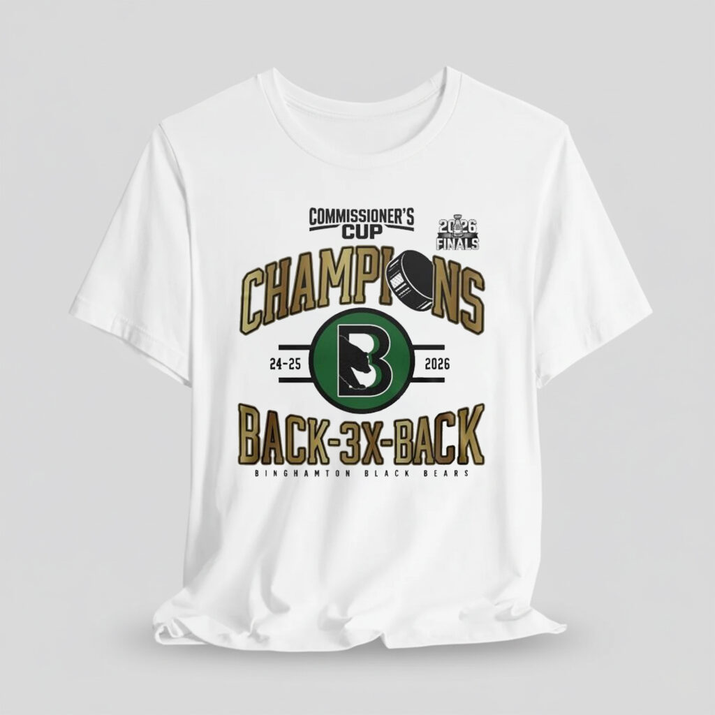 Binghamton Black Bears Commissioners Cup Champions 2026 Shirt 11 Binghamton Black Bears Commissioners Cup Champions 2026 Shirt