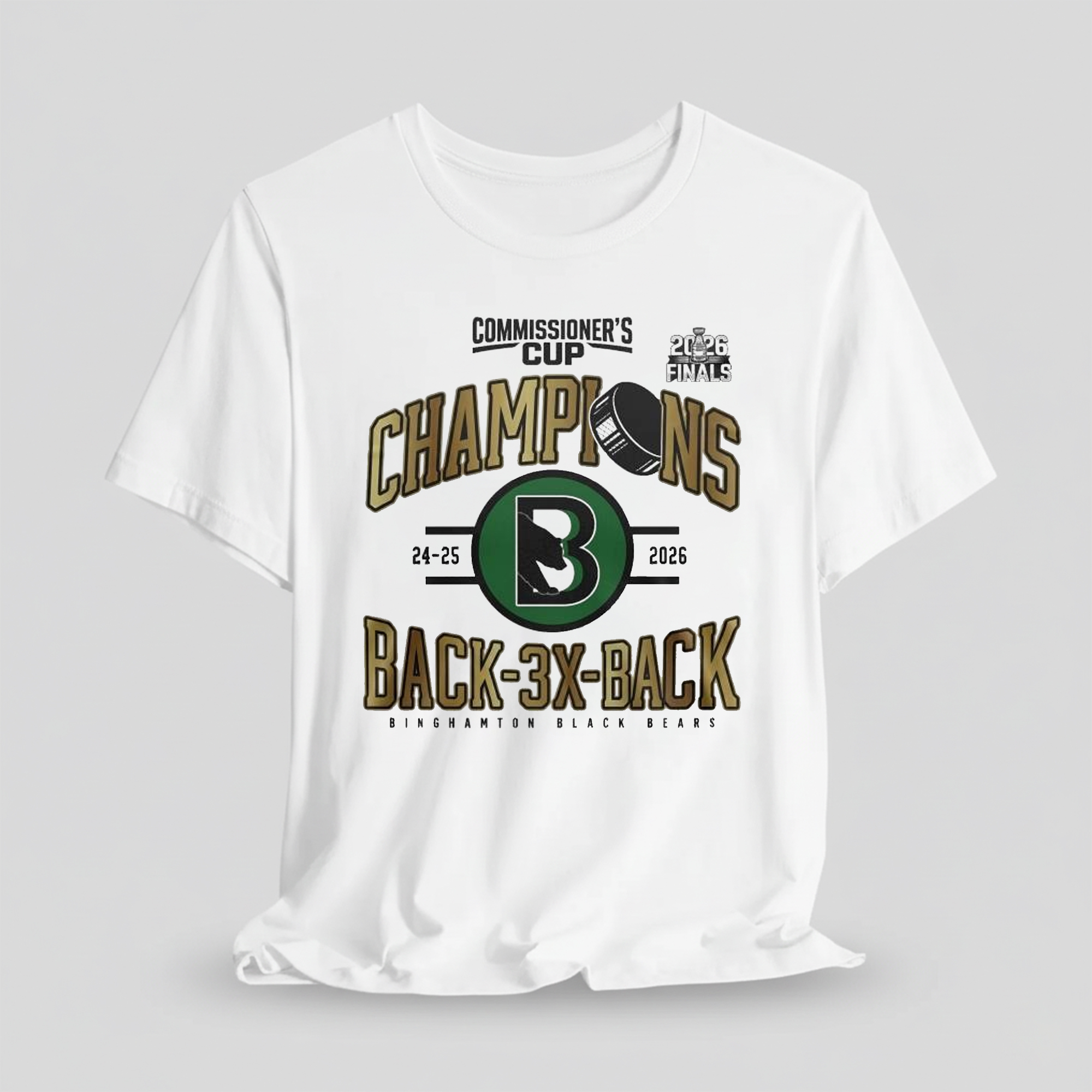 Binghamton Black Bears Commissioners Cup Champions 2026 Shirt 1 Binghamton Black Bears Commissioners Cup Champions 2026 Shirt