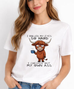 Cow I Rolled My Eyes So Hard Shirt 4 Cow I Rolled My Eyes So Hard Shirt 2
