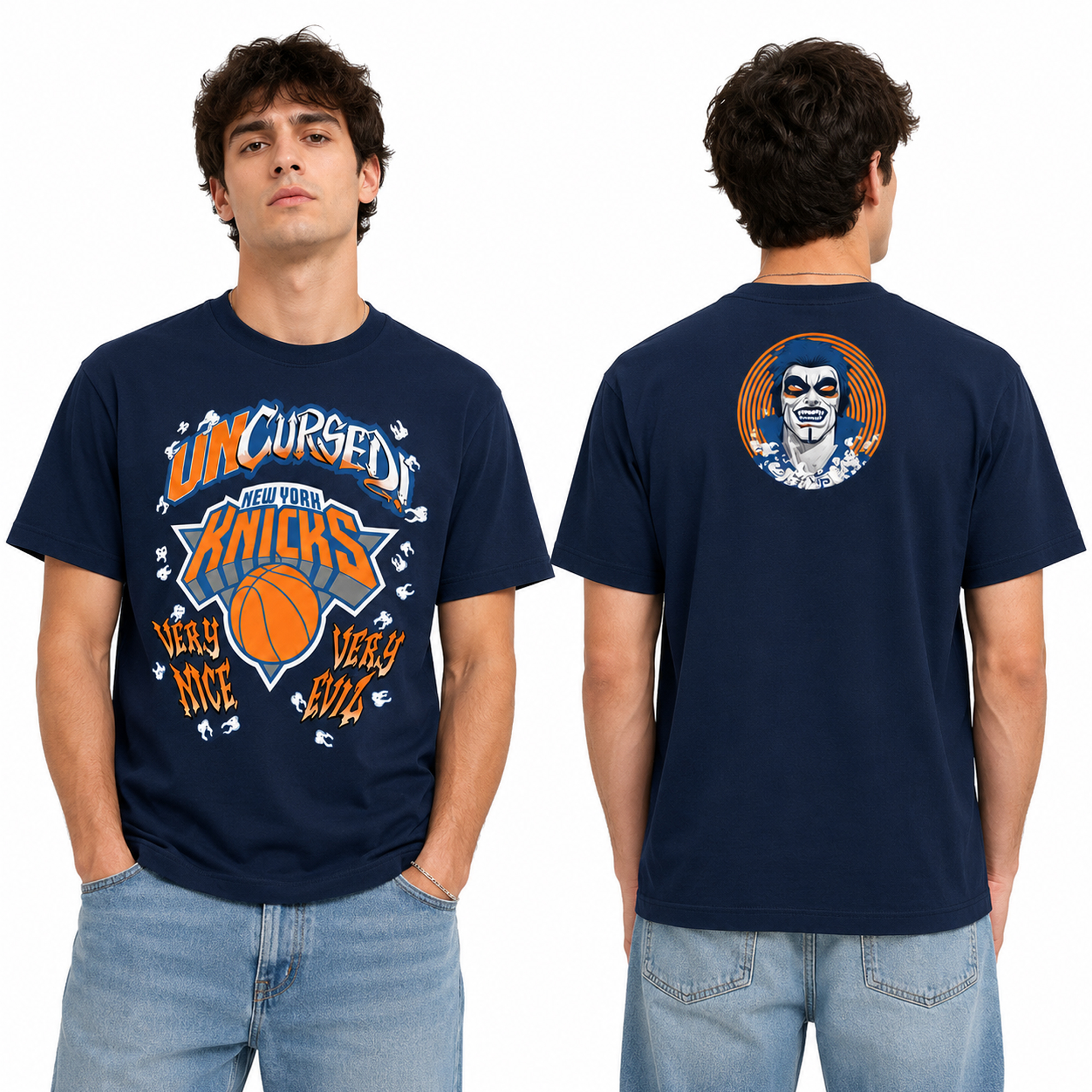 Danhausen x New York Knicks Uncursed Shirt 2 Danhausen x New York Knicks Uncursed Shirt - Image 2