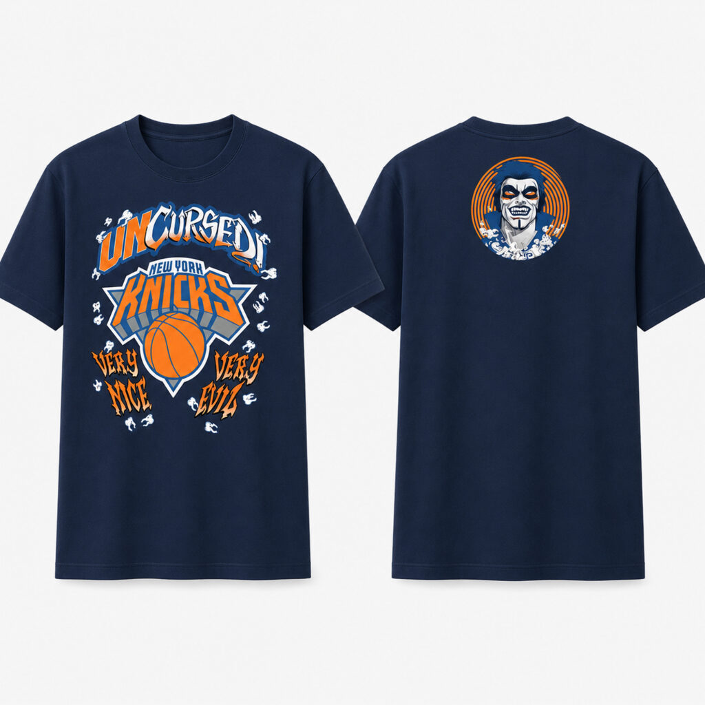 Danhausen x New York Knicks Uncursed Shirt 9 Danhausen x New York Knicks Uncursed Shirt