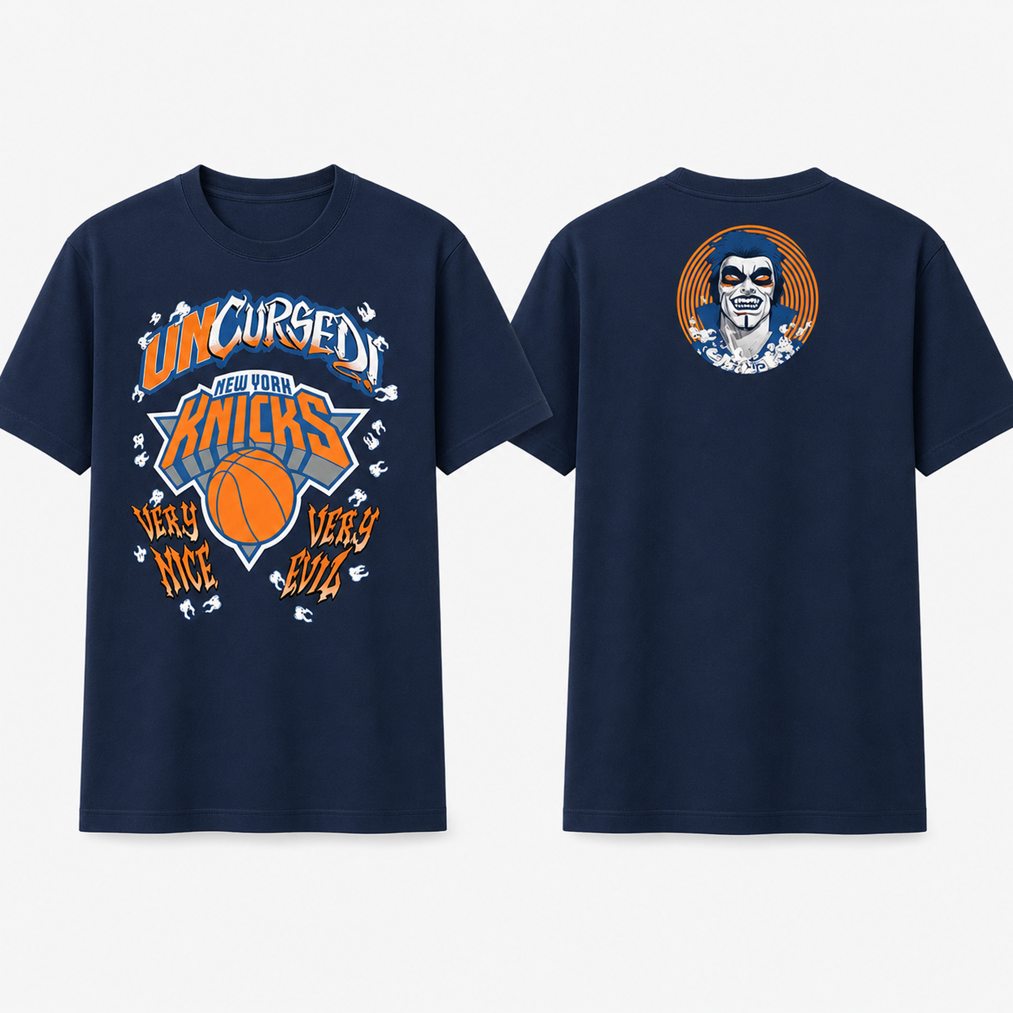 Danhausen x New York Knicks Uncursed Shirt 1 Danhausen x New York Knicks Uncursed Shirt