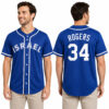 Israel Jake Rogers 34 Baseball Jersey 4 Israel Jake Rogers 34 Baseball Jersey