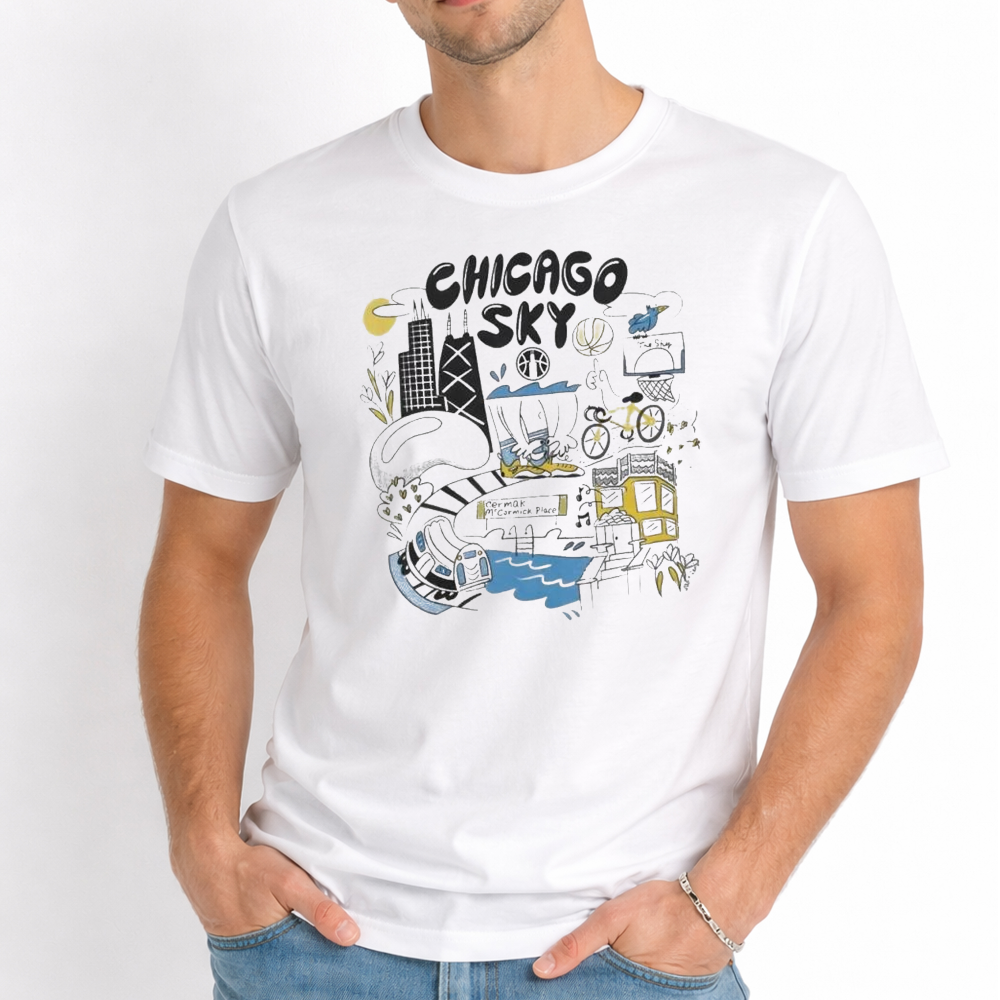 Joe Kraft Chicago Sky 2026 Shirt 3 Joe Kraft Chicago Sky 2026 Shirt - Image 3