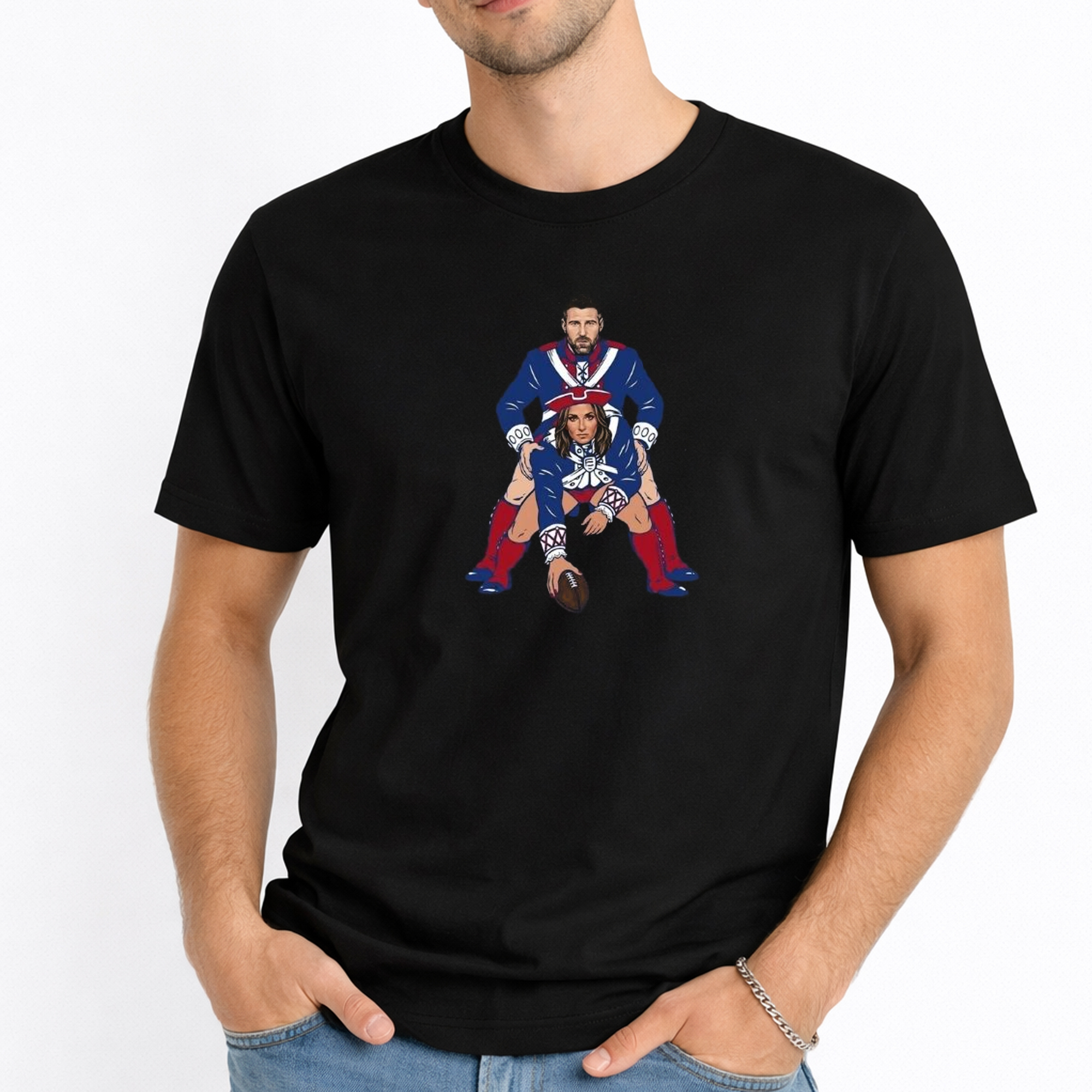 Mike Vrabel and Dianna Russini Patriots Funny Shirt 3 Mike Vrabel and Dianna Russini Patriots Funny Shirt - Image 3