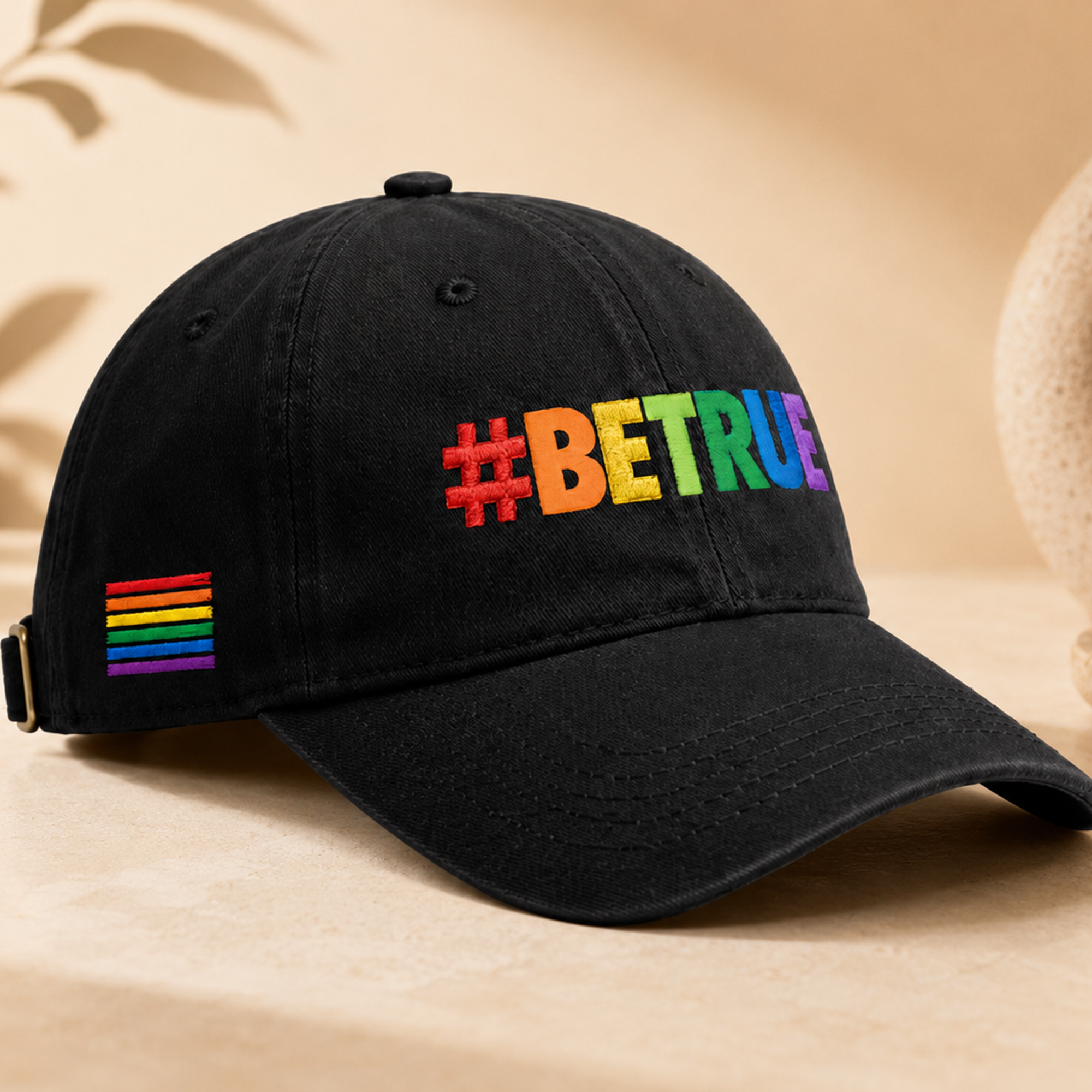 Retro Pride Parade Betrue Embroidery Hat 2 Retro Pride Parade Betrue Embroidery Hat - Image 2