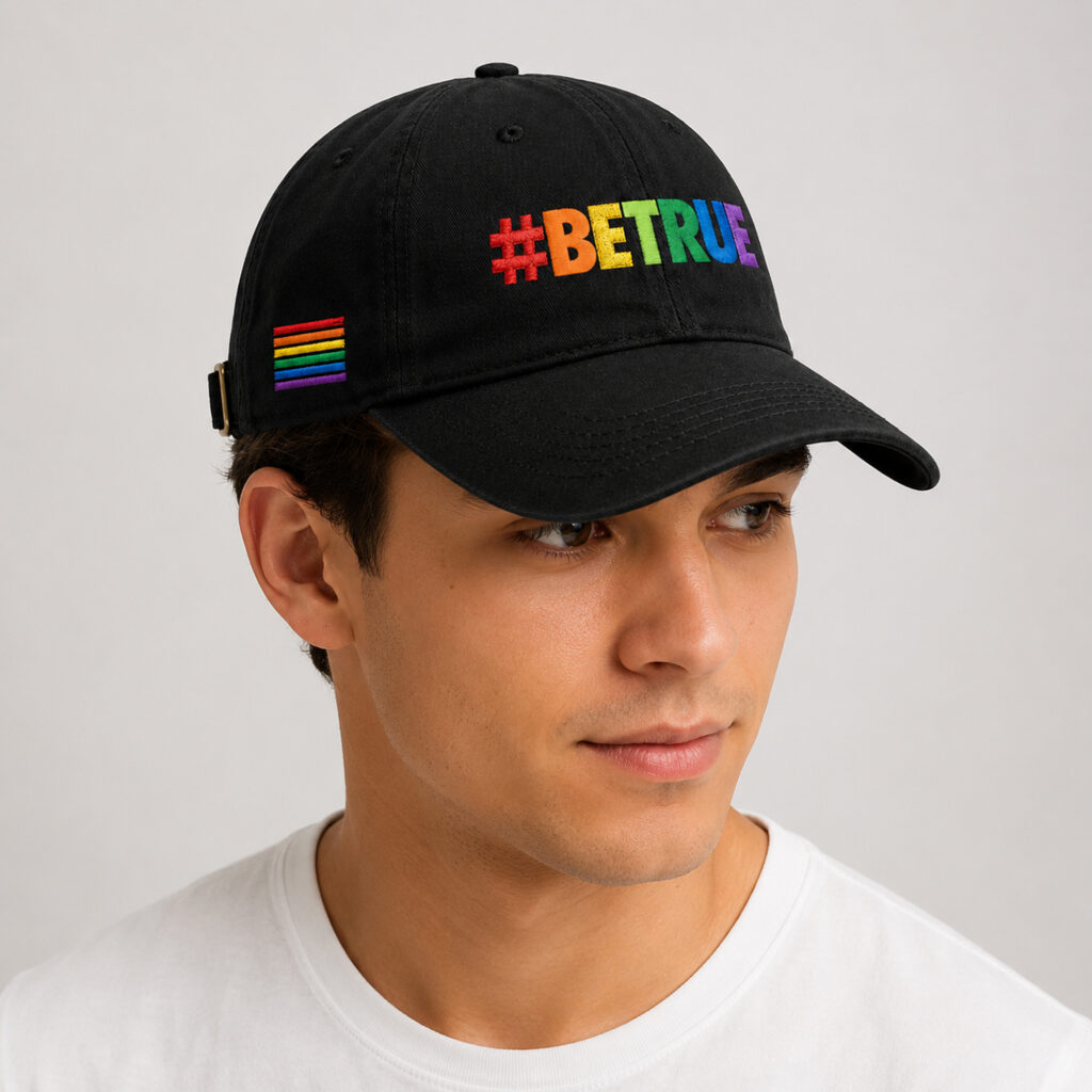 Retro Pride Parade Betrue Embroidery Hat 9 Retro Pride Parade Betrue Embroidery Hat