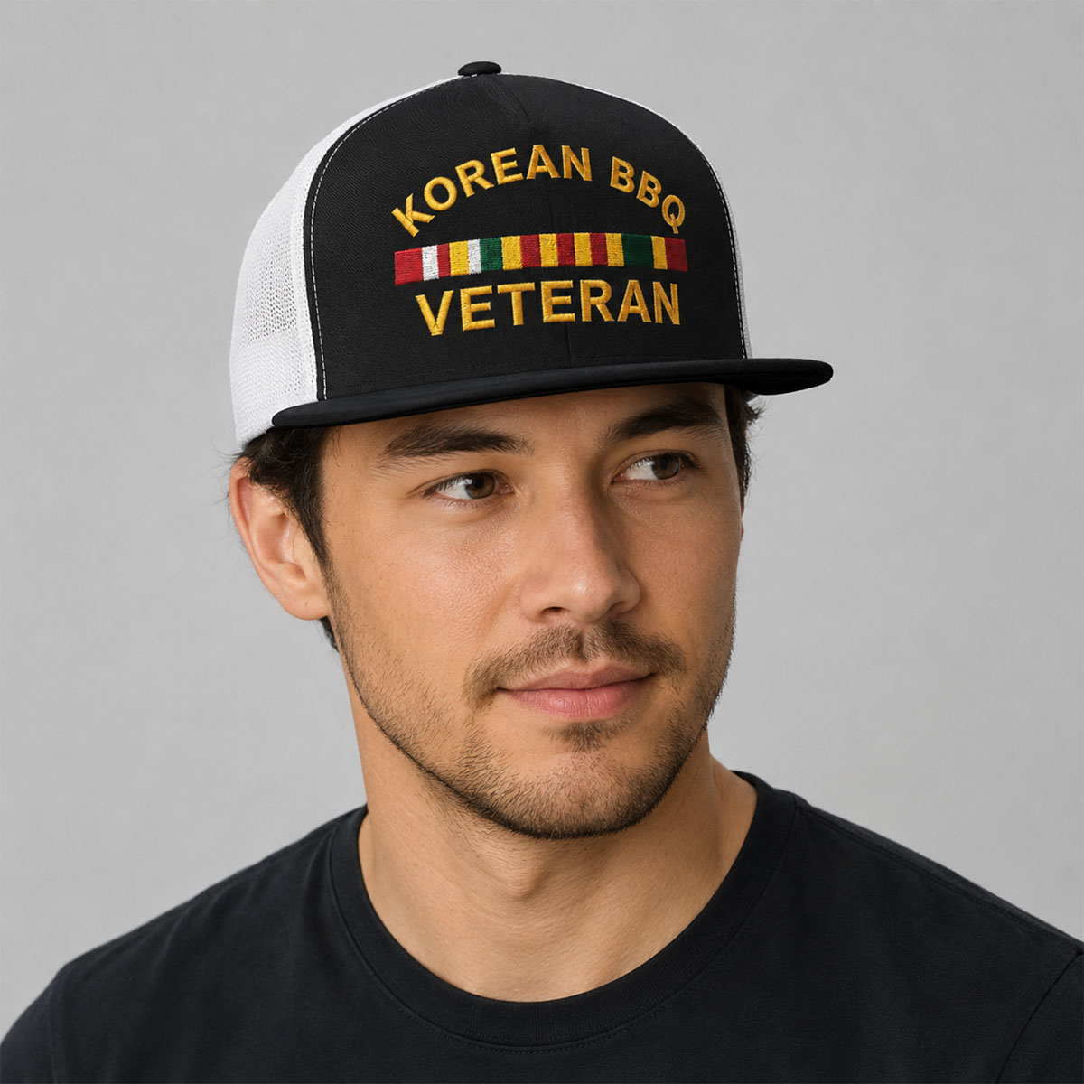 2026 Korean BBQ Veteran Trucker Hat 1 2026 Korean BBQ Veteran Trucker Hat