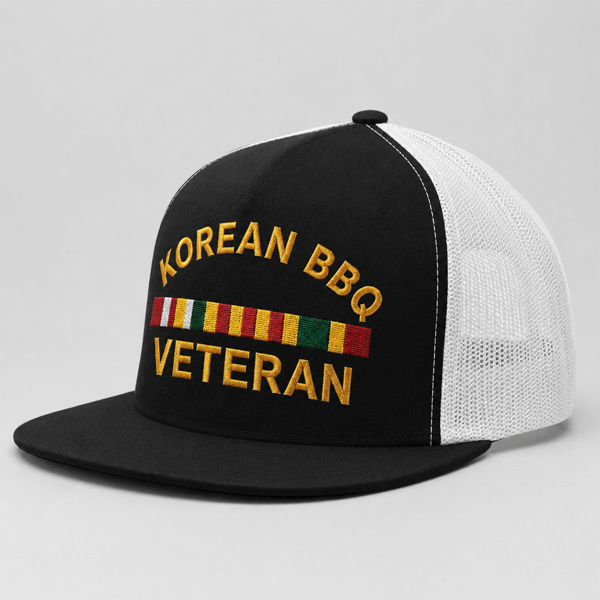 2026 Korean BBQ Veteran Trucker Hat 4 2026 Korean BBQ Veteran Trucker Hat - Image 4