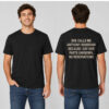 Anthony Bourdain Parts Unknown No Reservations Back Print Shirt