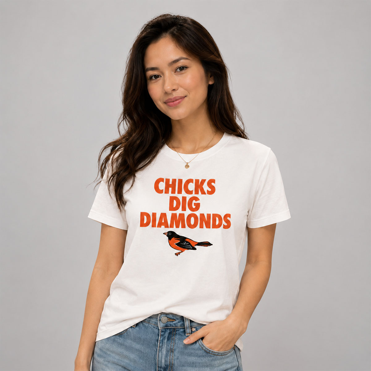 Baltimore Bird Chicks Dig Diamonds Shirt 1 Baltimore Bird Chicks Dig Diamonds Shirt