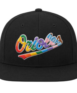Baltimore Orioles Pride Night Rainbow Hat 1