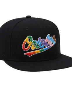 Baltimore Orioles Pride Night Rainbow Hat