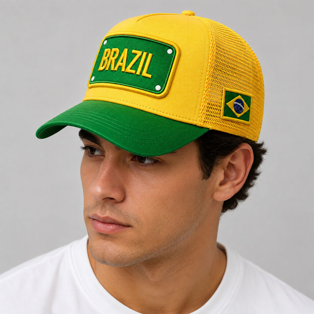 Brazil World Cup 2026 Team Trucker Hat 13 Brazil World Cup 2026 Team Trucker Hat 3